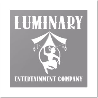 Luminary Logo - White Posters and Art